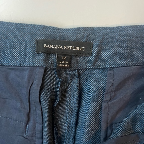 Banana, Republic indigo heritage expedition linen pants, size 12 - Picture 6 of 8
